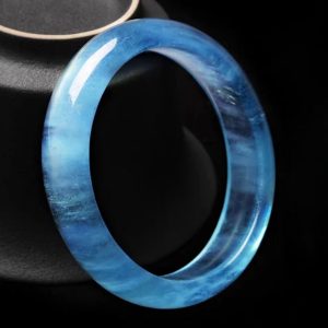 Natural aquamarine bracelet-155